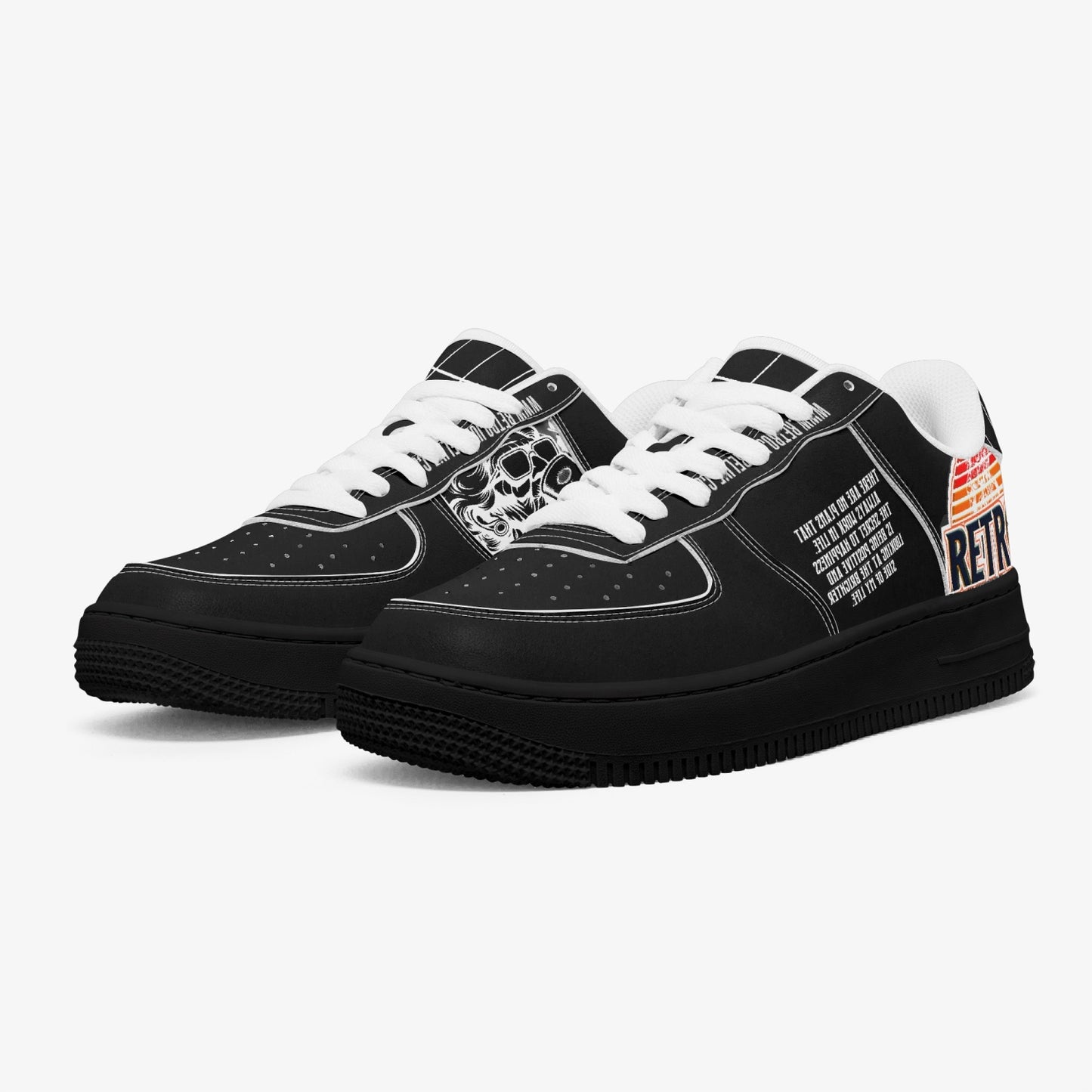 RETRO Sports Sneakers - Black Sole