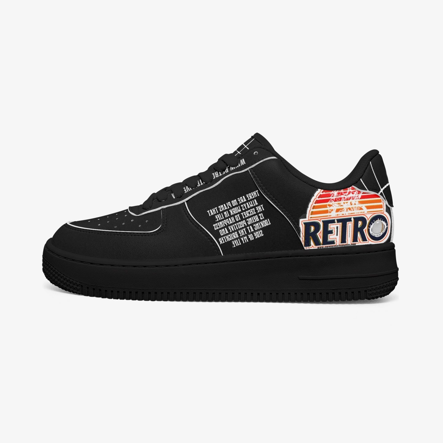 RETRO Sports Sneakers - Black Sole