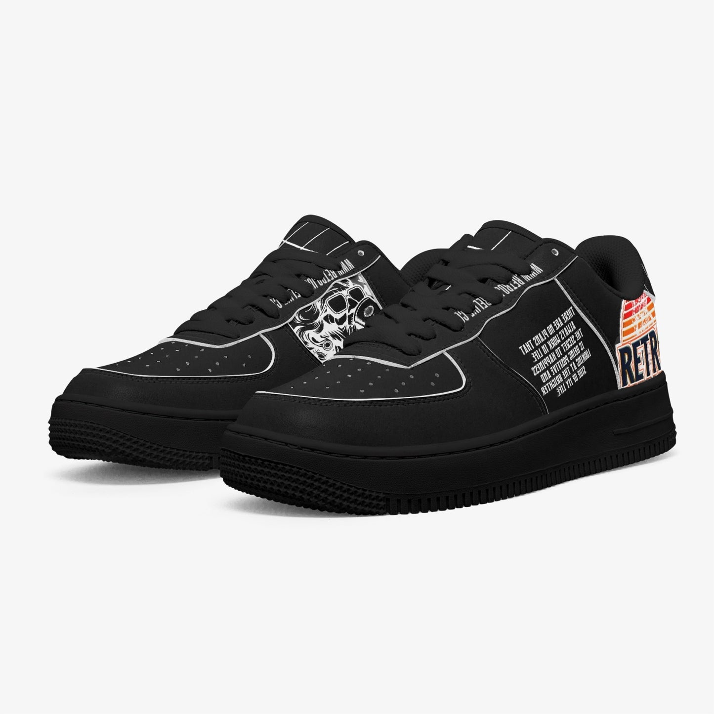 RETRO Sports Sneakers - Black Sole
