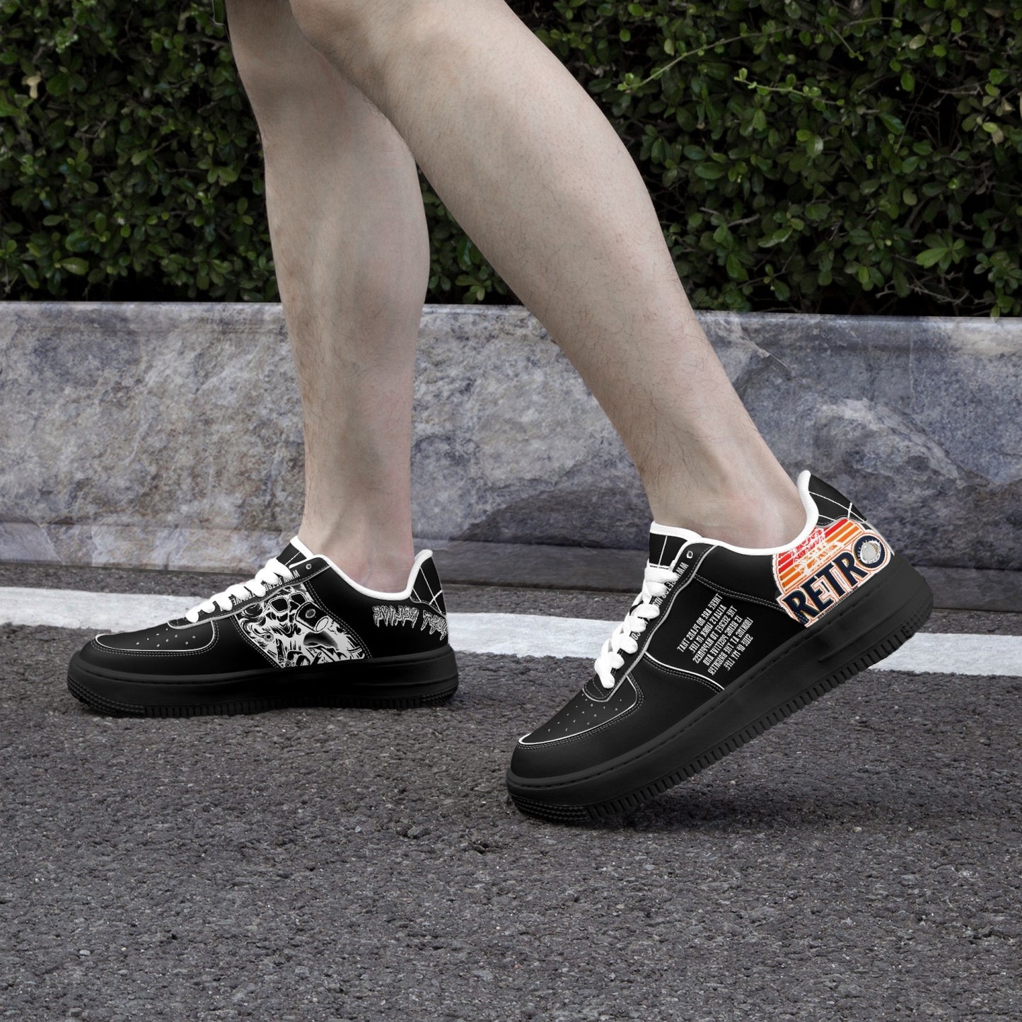 RETRO Sports Sneakers - Black Sole